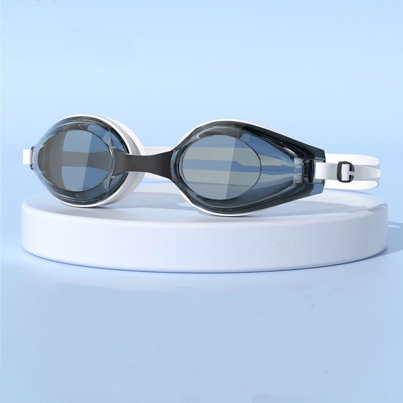 Очки для плавания с высоким разрешением, водонепроницаемые, противотуманные, для защиты глаз, для взрослых, регулируемые очки для плавания, очки, снаряжение для плавания