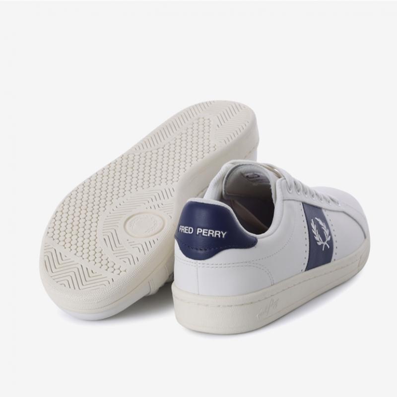 Fred Perry Unisex Sneakers Leather Puff Branded B721