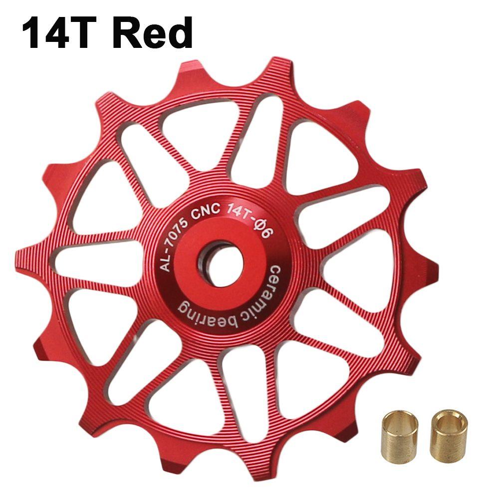 14T Rear Derailleur Pulley Ceramic Pulley Rear Derailleur Road Bike Bearing MTB Ceramic Bearing