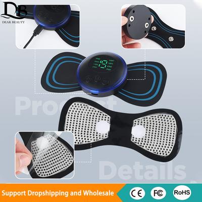 EMS Электрический Массажер для Шеи ЖК-Дисплей Патч для Массажа Шейного Отдела Позвоночника Низкочастотный Импульсный Мышечный Стимулятор Облегчение Боли Инструменты для Расслабления