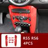 Для BMW MINI ONE Cooper S JCW R55 R56 R57 R58 R59 R60 R61 Аксессуары для модификации интерьера автомобиля Декоративные защитные наклейки