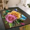 Модные современные коврики с узором золотой розы для комнаты, спальни, напольный коврик, ковры и ковры для дома, гостиной