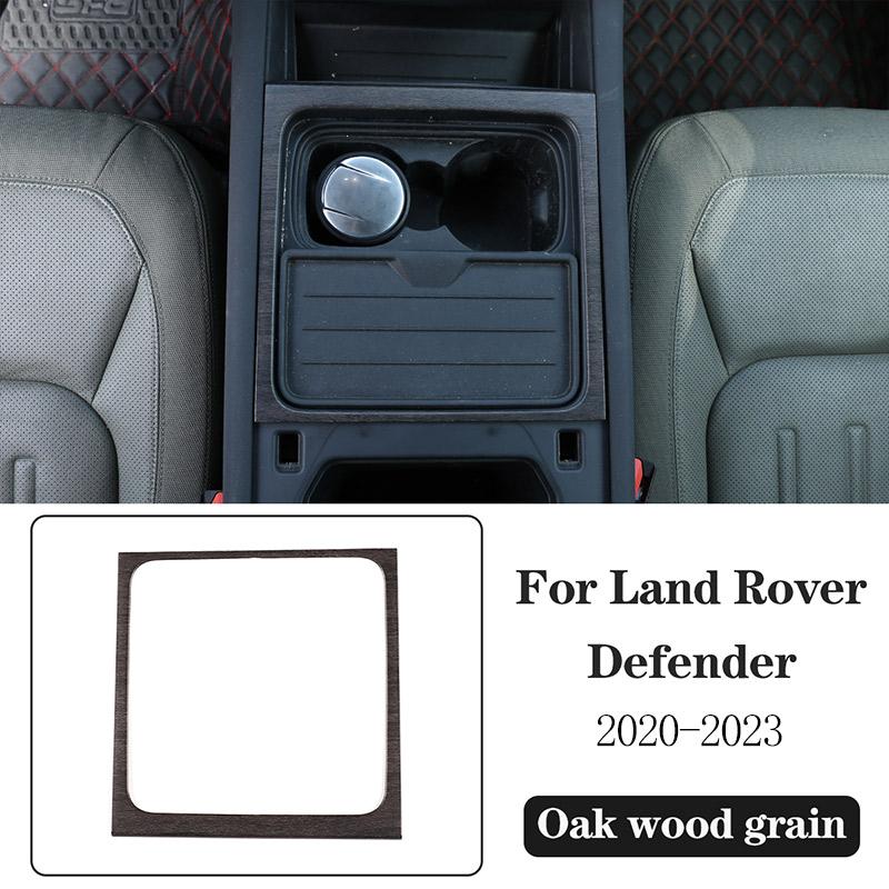 ABS Oak wood grain For Land Rover Defender 110 2020-2025 Car Interior Modification Protection Cover Decorative Patch Accessories