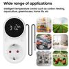 Ручка термостата ЕС Регулятор температуры Таймер Розетка с датчиком температуры Цифровой переключатель термостата Управление нагревом и охлаждением