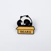 Милая аниме-брошь «Три медведя» из металла - Мультяшное животное, украшение для сумки и аксессуар для детской одежды