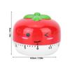 Cartoon Mechanical Manual Kitchen Cooking Timer Alarm Reminder Timepiece Countdown ToolRed