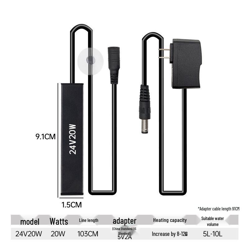 Мини нагреватель для маленьких аквариумов: Автоматический контроллер температуры с питанием от USB для черепах и тропических рыб
