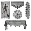 Fireplace Mantel Cobweb Tablecloth Lace Fireplace Mantle Cover New Bat Table Runner  Table