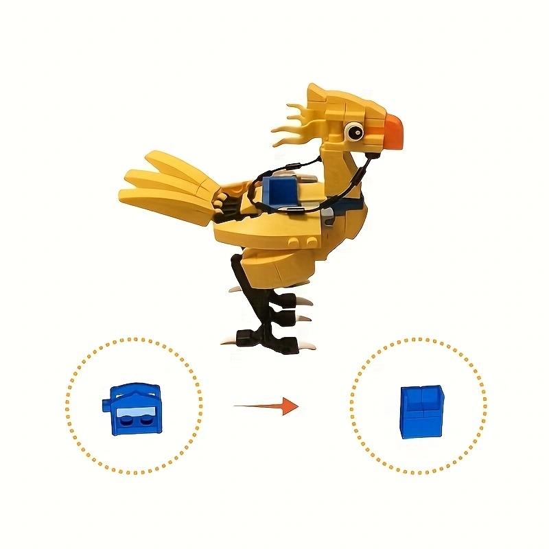 Конструктор Животные Chocoboed Игра с кубиками Талисман Фигурка Действия Kwehs Кирпичи Модель Собранная Игрушка Подарки на День Рождения