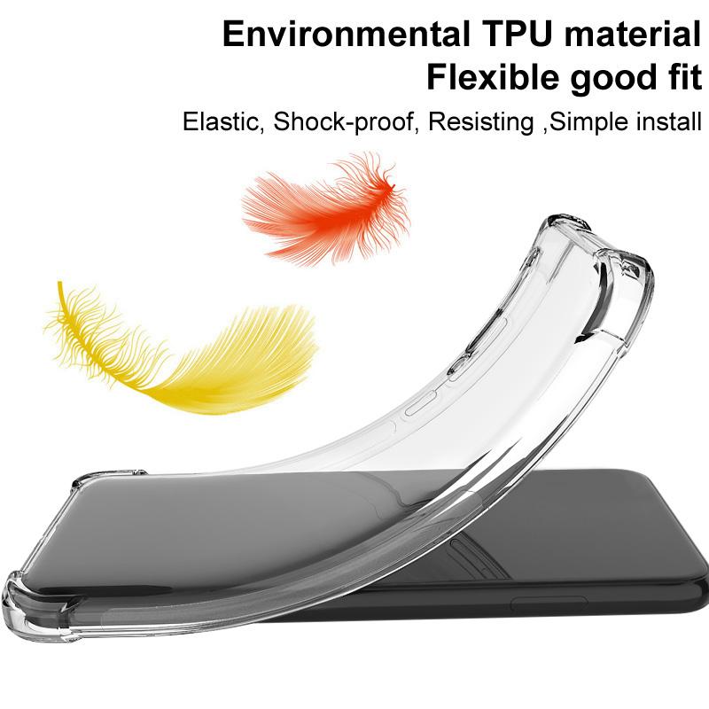 IMAK For Xiaomi Redmi Note 12 Pro 4G/Note 11 Pro 4G (MediaTek)/11 Pro 5G (Qualcomm) Phone Case Airbag Clear TPU Cover