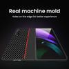 Чехол для Samsung Galaxy Z Fold4 Ультратонкий с текстурой из волокна Роскошная кожаная складная крышка Fold 4 Ударопрочный