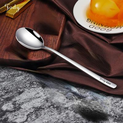 Ложка из нержавеющей стали 304, утолщенная ложка для льда, кофейная ложка, бытовая ложка для еды, оптовая продажа производителя