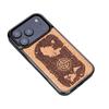 Bewood Wooden Case for iPhone 17 Pro, Wind Rose, Merbau