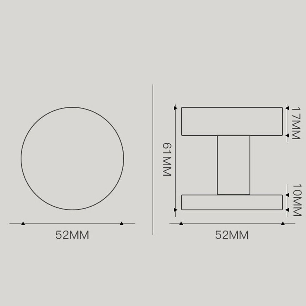 Modern Design Single Side Lock with Key Latch Lock Useful Hidden Door Lock  Office Bedroom Door