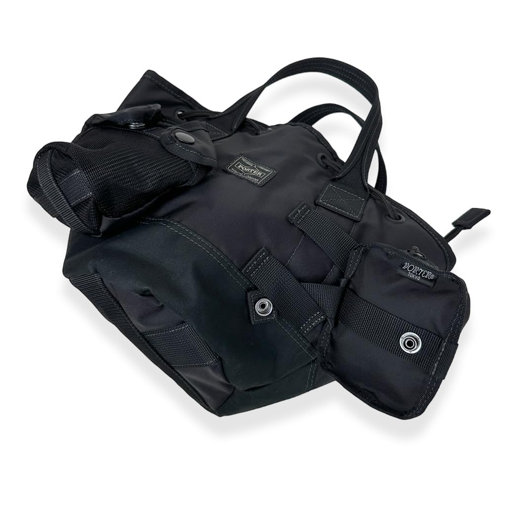 Porter СУМКА-ТОУТ СО ШАРФОМ И КАРМАНАМИ 502-05960 Черный (10)