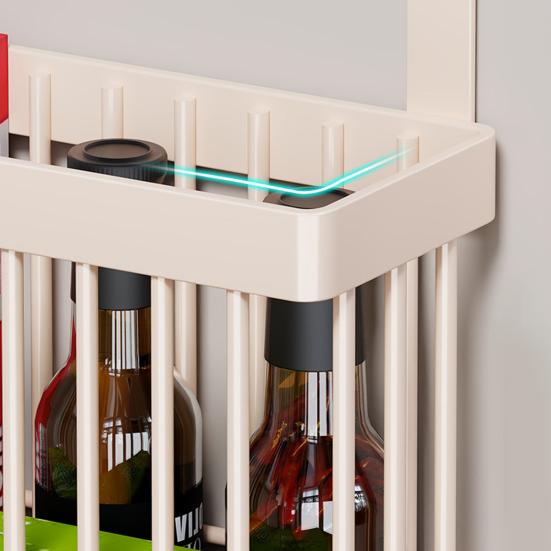 Подвесная корзина за дверью Органайзер для дверцы кухонного шкафа Настенная самоклеящаяся корзина для хранения