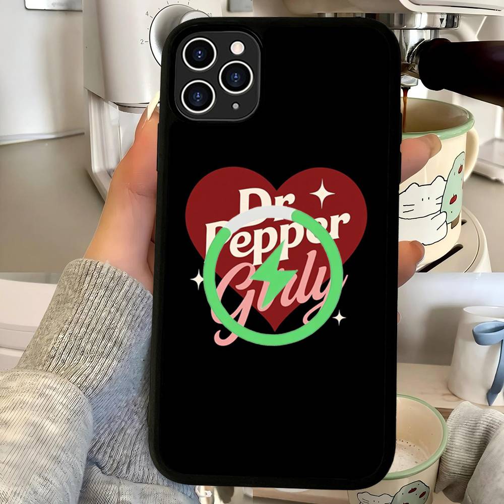 Бренд газированного напитка Dr Pepper Для IPhone 17 Air 16 E 15 14 13 12 11 Pro Max Plus ПК Ударопрочный ТПУ Чехол Для Magsafe Чехол для Телефона
