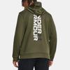Under Armour Fleece Graphic Print Hoodie Men Tops Green 1379745-390
