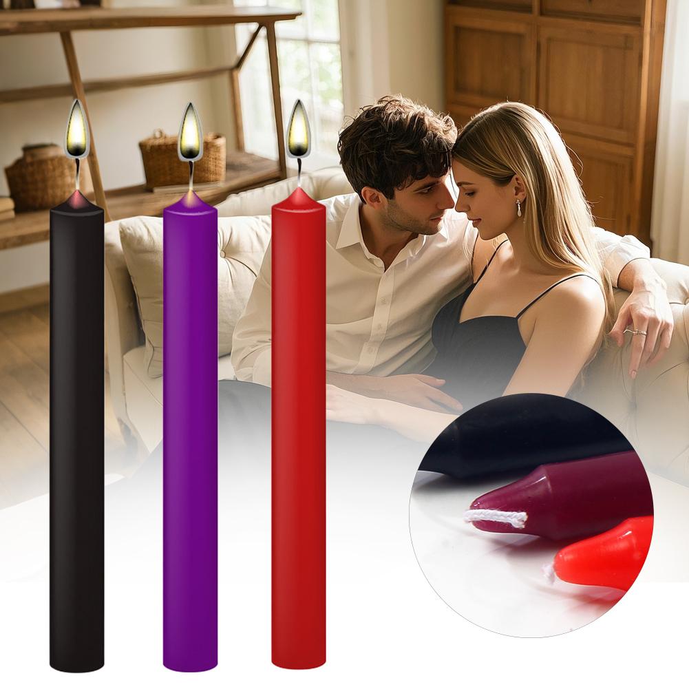 Капающие свечи Секс-свечи 3 шт./набор BDSM Флирт Товары для взрослых SM Секс-игрушка для пар Релаксация Низкотемпературная свеча