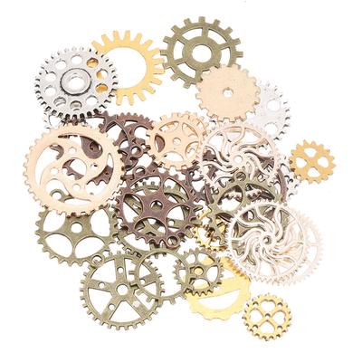 Ассорти Антикварные Винтажные Подвески-Шестерёнки для Ювелирных Изделий DIY Аксессуары (Смешанный цвет)