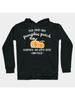 Pick Your Own Pumpkin Patch Hayrides Hot Apple Cider Corn Maze Autumn Fall Cute Funny Hoodie by Happy Dumpling Designs.