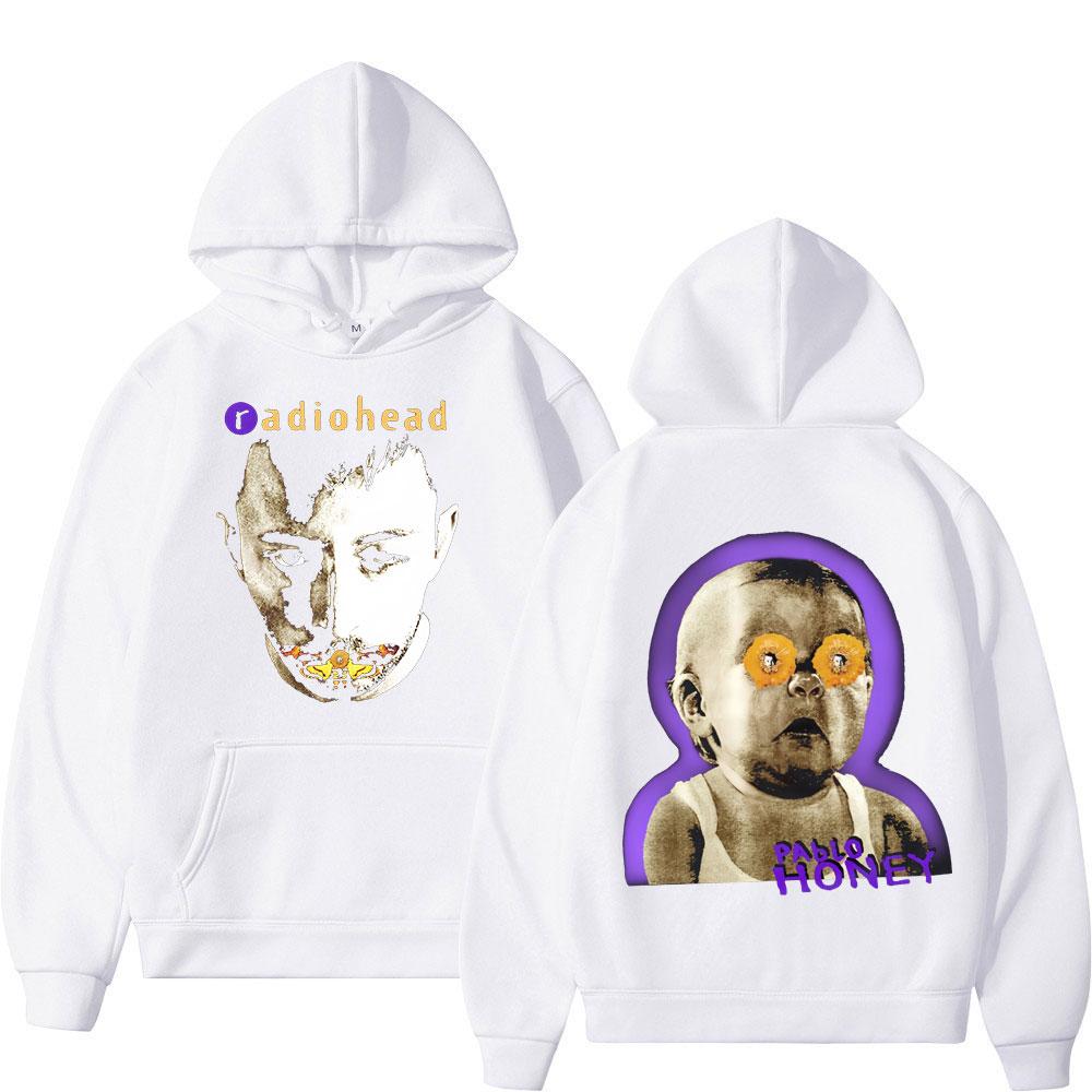 Rock Band Radiohead Pablo Honey Hoodies Women Clothing Fashion Gothic Punk Pullovers Long Sleeves Sweatshirts Streetwear