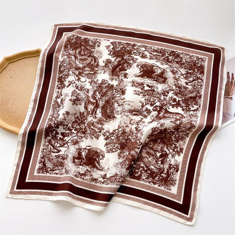 Дизайнерский велюровый квадратный шарф для женщин, шейный платок, галстук, модный маленький клетчатый шарф для волос на запястьях, новый платок, бандана 