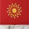 3D Mirror Sun Art Removable Wall Sticker Mural Decal Home Room Decor