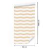 Wallpaper Stripes white and cream, cream background for living room and bedroom 50x1000
