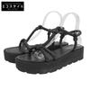 MARINE NAPPA Sandals Women's Black Size 38 G32246 Shoes 38 blackUsed