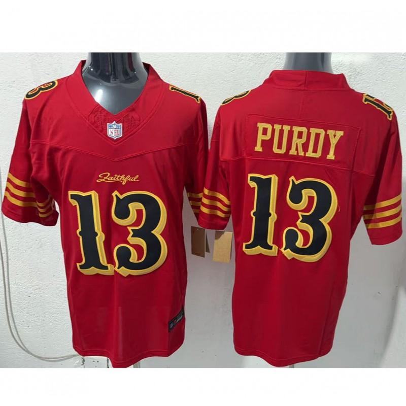 San Francisco 49ers Embroidered Football Jersey Team Apparel Men Sports Fan Wear