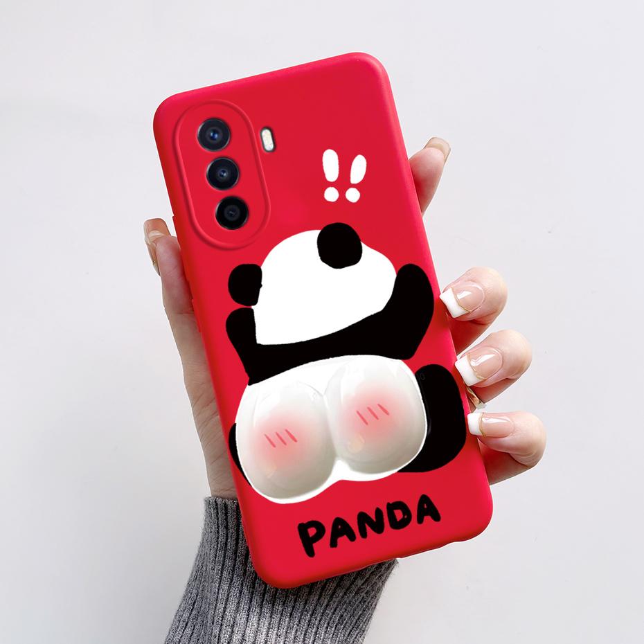 For Huawei NOVA Y70 Case Silicon Back Cover Cute Rabbit panda Phone Case For Huawei NOVA Y70 NOVAY70 NovaY 70 6.75" Bumper Coque