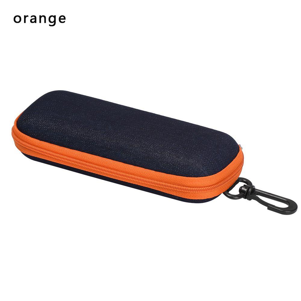 Sunglasses Box Denim Fabric Zipper Eyeglasses Case Eyewear Protector Spectacle Case Glasses Box
