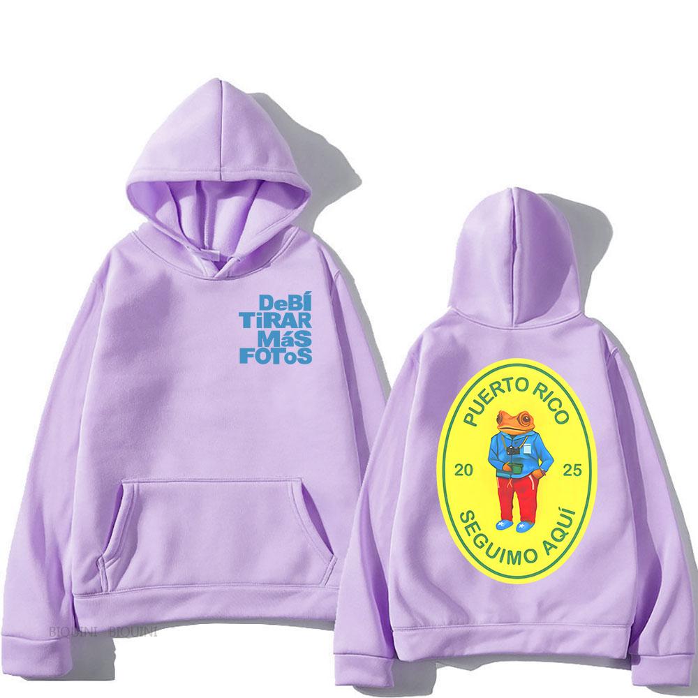 Debí Tirar Más Fotos Album 2025 Hoodies Bad Bunny DTMF Printing Sweatshirts for Men/Women Уличная одежда унисекс с длинным рукавом