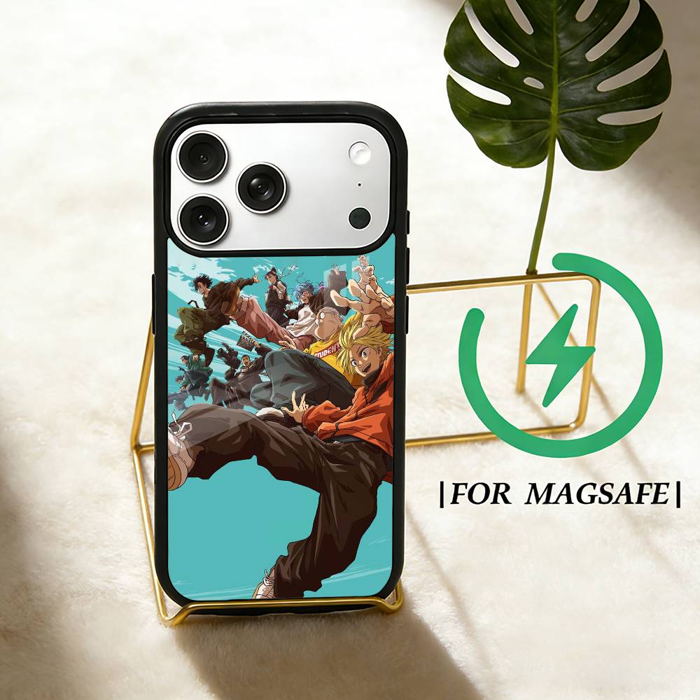 Чехол для телефона Anime S-Sakamoto D-Days Для iPhone 17,16,15,14,13,12,Plus,Pro,Max для Magsafe Магнитная Беспроводная Зарядка