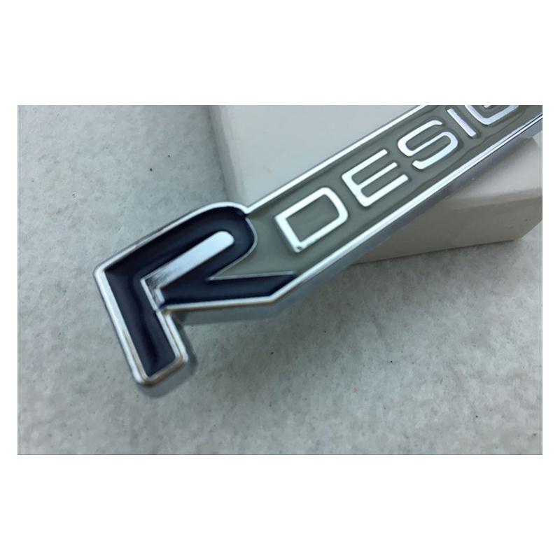 Stylish 3d Metal R Design Rdesign Letter Emblem Badge Car Decal For Volvo Xc60 X