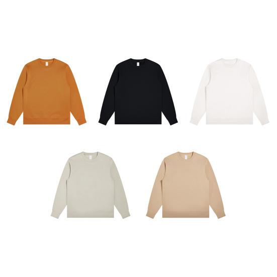 Women's Fleece Lined Sweatshirt Loose Fit Crewneck Pullover Top Long Sleeve Casual Fall Warm Clothes