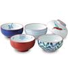 Stylish Small Arita a Bowl That Adds Color To Your Dining Favorite Bowl Japanese Bowl X5pcs Set Bowl Ware, Table, Kayama-style Set,
