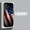 For Samsung Galaxy A55 Case A54 A52S A53 A51 A34 A35 A33 A32 A50 A72 A71 A30 A7 A9 2018 Cases Soft Cover American USA Flag Eagle