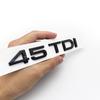 1 шт. глянцевая черная ABS цифры буквы Q2 Q3 Q4 Q5 Q6 Q7 Q8 TDI TFSI 2.0T эмблема для автомобиля серии Q крыло багажник задний логотип наклейка