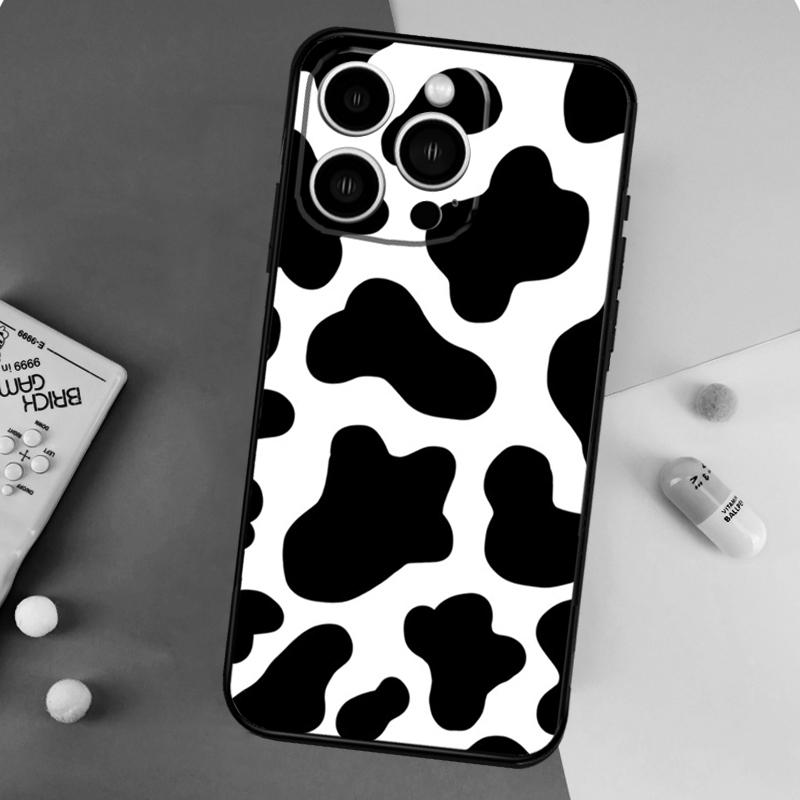 Cute Cow Moo Phone Case For iPhone 17 16 15 14 12 11 13 Pro Max mini 15 16 Plus 16e 17 Air Bumper Cover