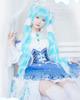 [Milky Time] Snow Miku Hatsune Miku Cosplay Costume with Wig, Halloween Costume for 2019