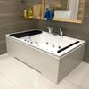 Acrylic Freestanding Double Soaking Bathtub with Smart Temperature Control