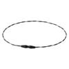 Favorite Phiten Necklace RAKUWA Neck Wire EXTREME Tornado Silver 50cm Phiten Advanced Technology [Teruaki Sato's Product] Black/Cashmere [Stiff