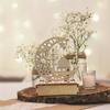 EID Mubarak деревянный кулон со светодиодными свечами для украшения дома исламская мусульманская вечеринка Eid Декор Карим Рамадан