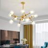 Nordic Industrial Molecular Chandeliers Home Black Sputnik Metal Ceiling Lamp for Dining Room Indoor Loft Bubble Pendant Lamp