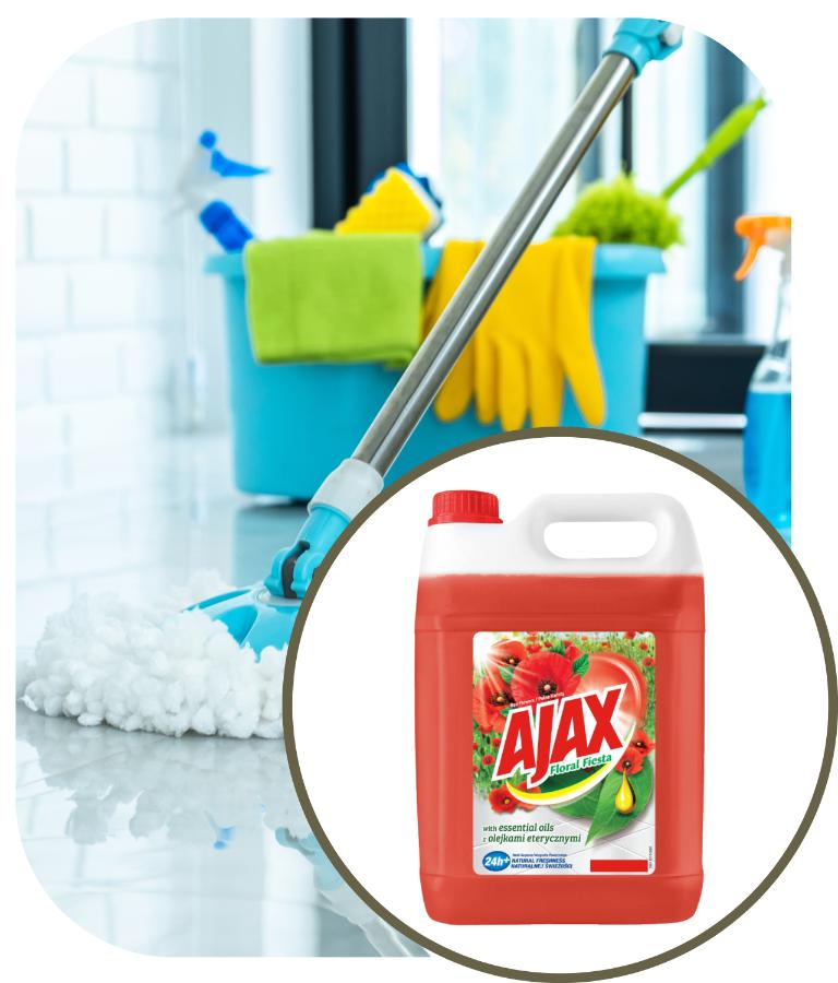Ajax Płyn - Floral Fiesta Polne Kwiaty 5L