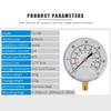 TS-Y90 90mm Large Dial Oil Gas Pressure Gauge 0-300 PSI/0-2000 KPA/0-20 Bar Water Pressure Gauge