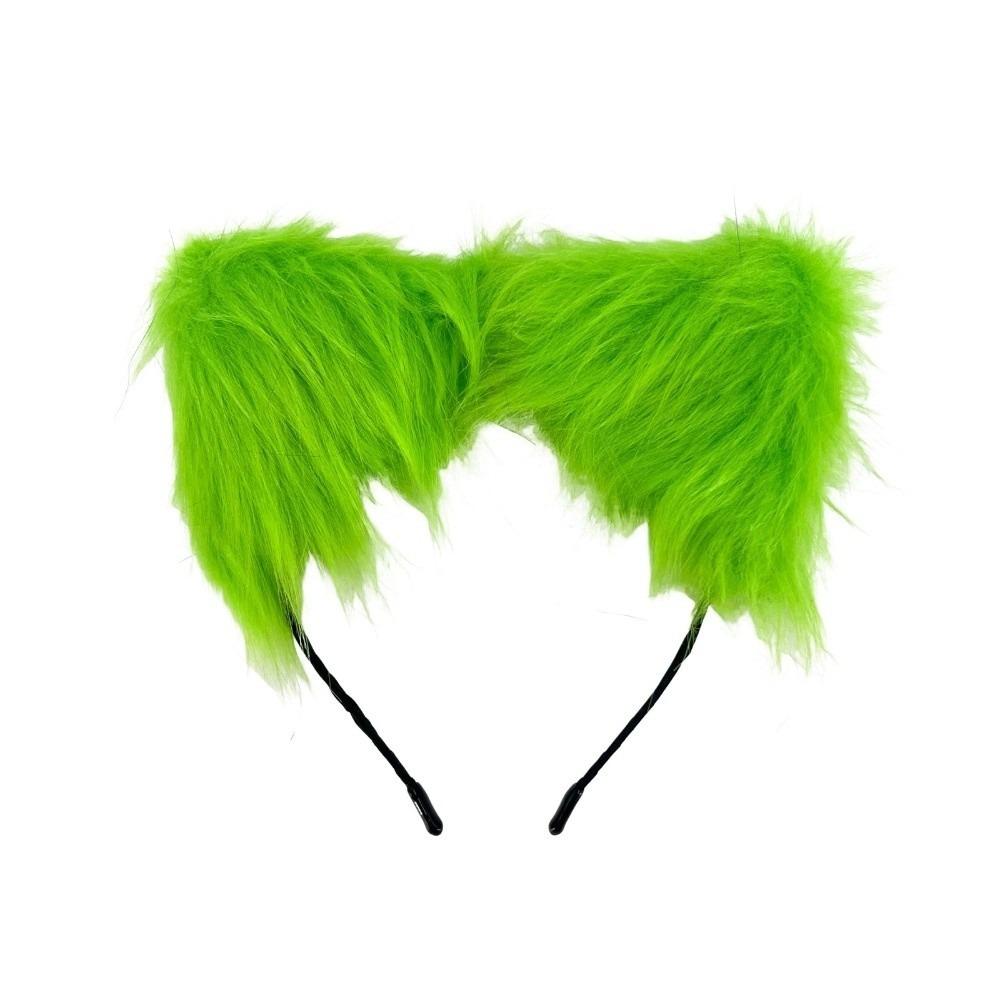 Furry Cat Ears Headband Artificial Cosplay Headband Cute Gothic Headband Photo
