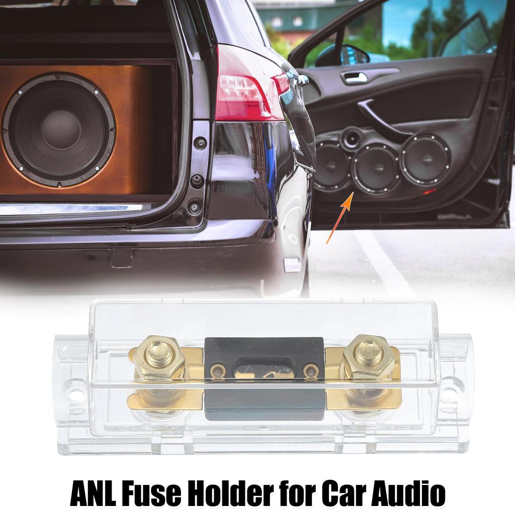 X AUTOHAUX 1 Комплект Автомобильный 1/0 2 4 AWG Вход/Выход Держатель Предохранителя ANL и 5 шт. Предохранителей ANL 50A